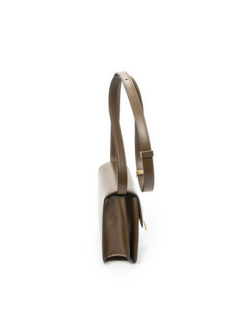 Celine Mini Classic Box Crossbody Brown Smooth Calfskin - Picture 4 of 10